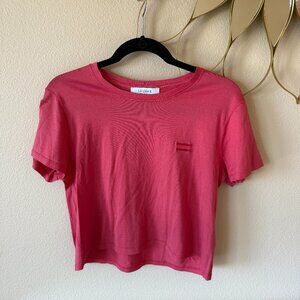 La Ligne Logo T-Shirt Tee Size Med in Coral